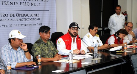 Se repondrá toda la infraestructura dañada por fuertes lluvias: Javier Duarte
