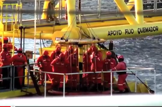 La Secretaria de la Marina Armada de México operativo de semana santa en Coatzacoalcos.