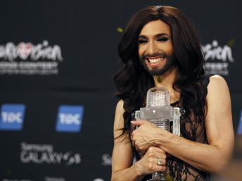 Regreso triunfal del travesti Conchita Wurst a Austria