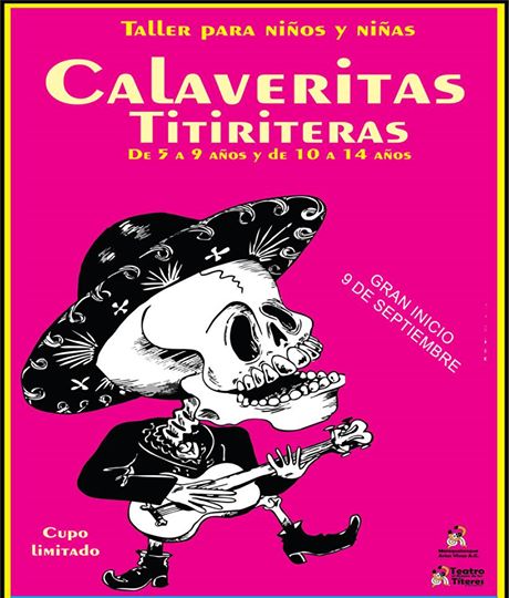 Taller Calaveritas Titiriteras en el Rincón de los Títeres de Xalapa