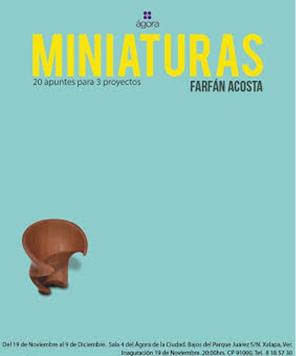 Miniaturas de piedra y madera en el Ágora de la Ciudad