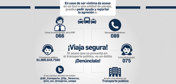 Inician campaña informativa en redes sociales para atender acoso en el transporte público