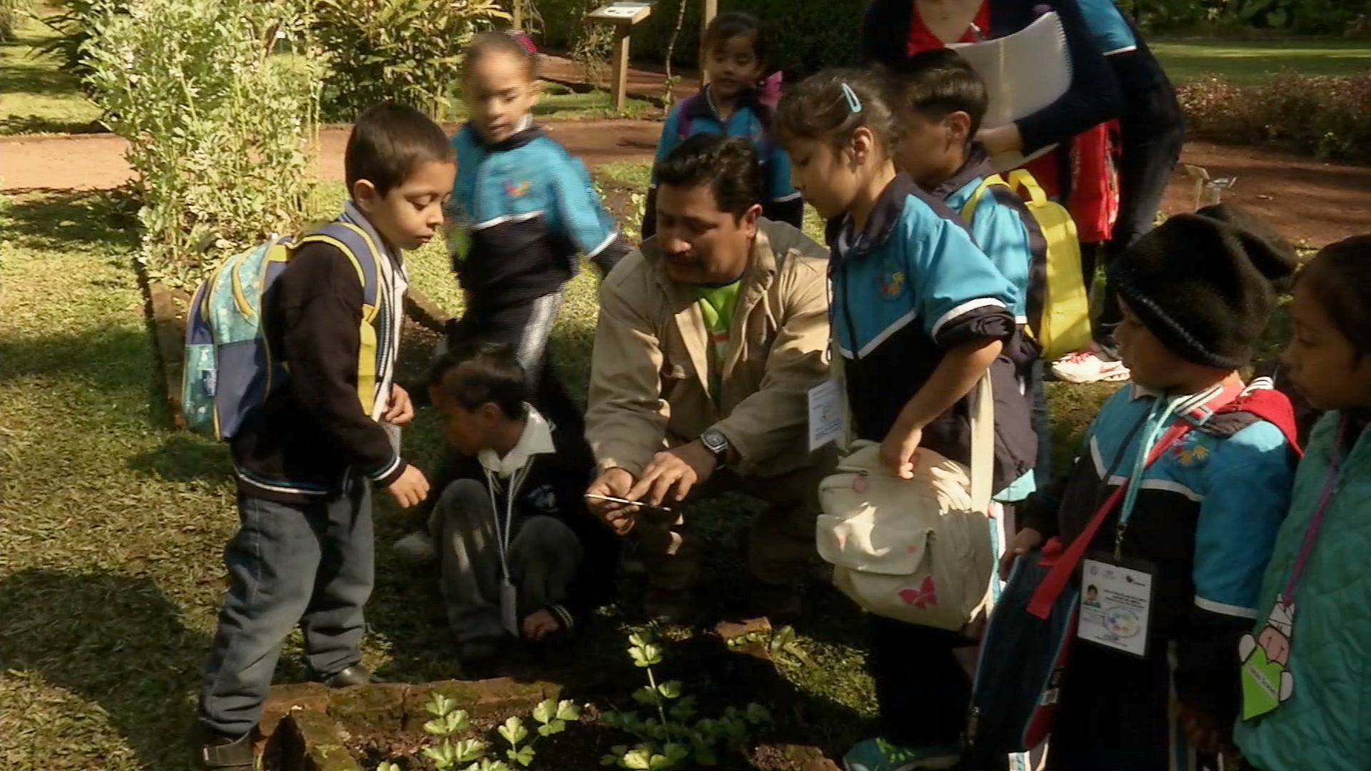 Alumnos de preescolar aprenden cuidado del medio ambiente en el Jardín Botánico