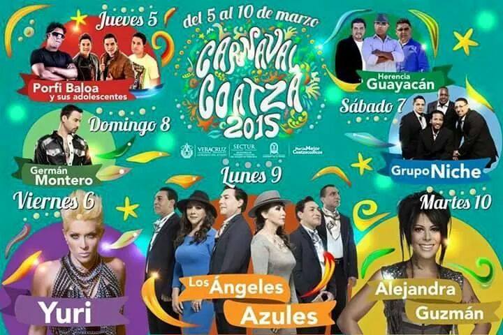 Carnaval de Coatzacoalcos 2015 dejará importante derrama económica