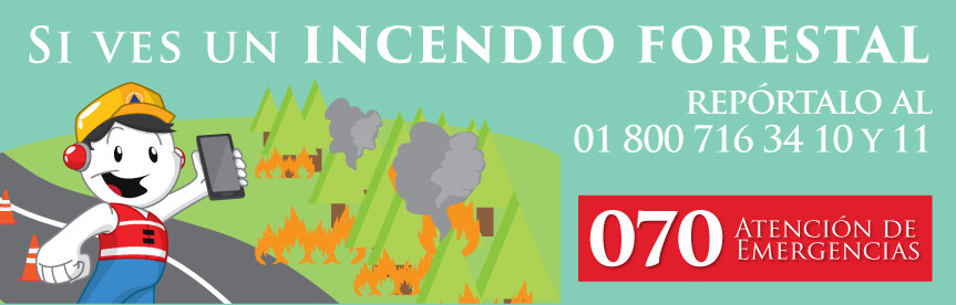 Semana calurosa y con condiciones favorables para incendios forestales