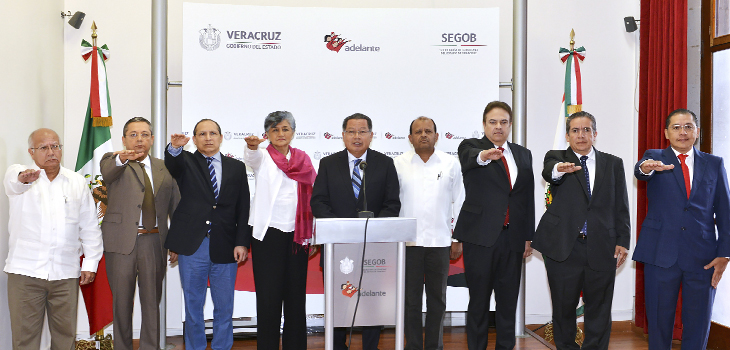 Rinden protesta nuevos titulares de dependencia de la Segob