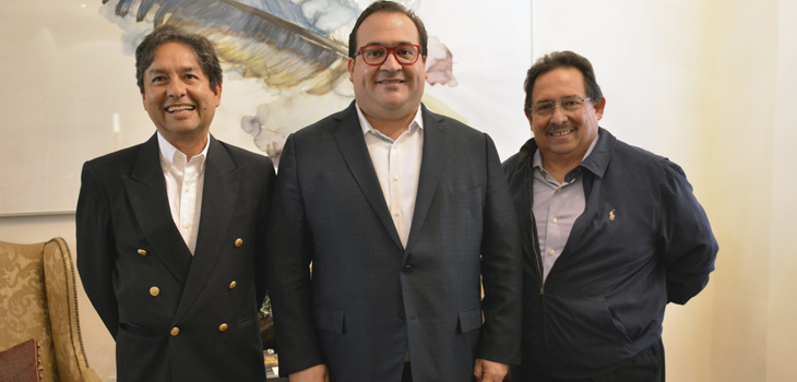Se reúne Javier Duarte con directivos de la petrolera Sierra Oil & Gas