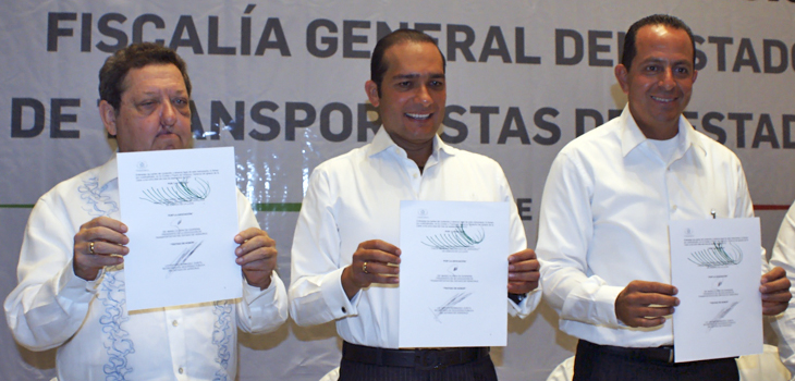 Simplifica FGE trámites con unidades de autotransporte