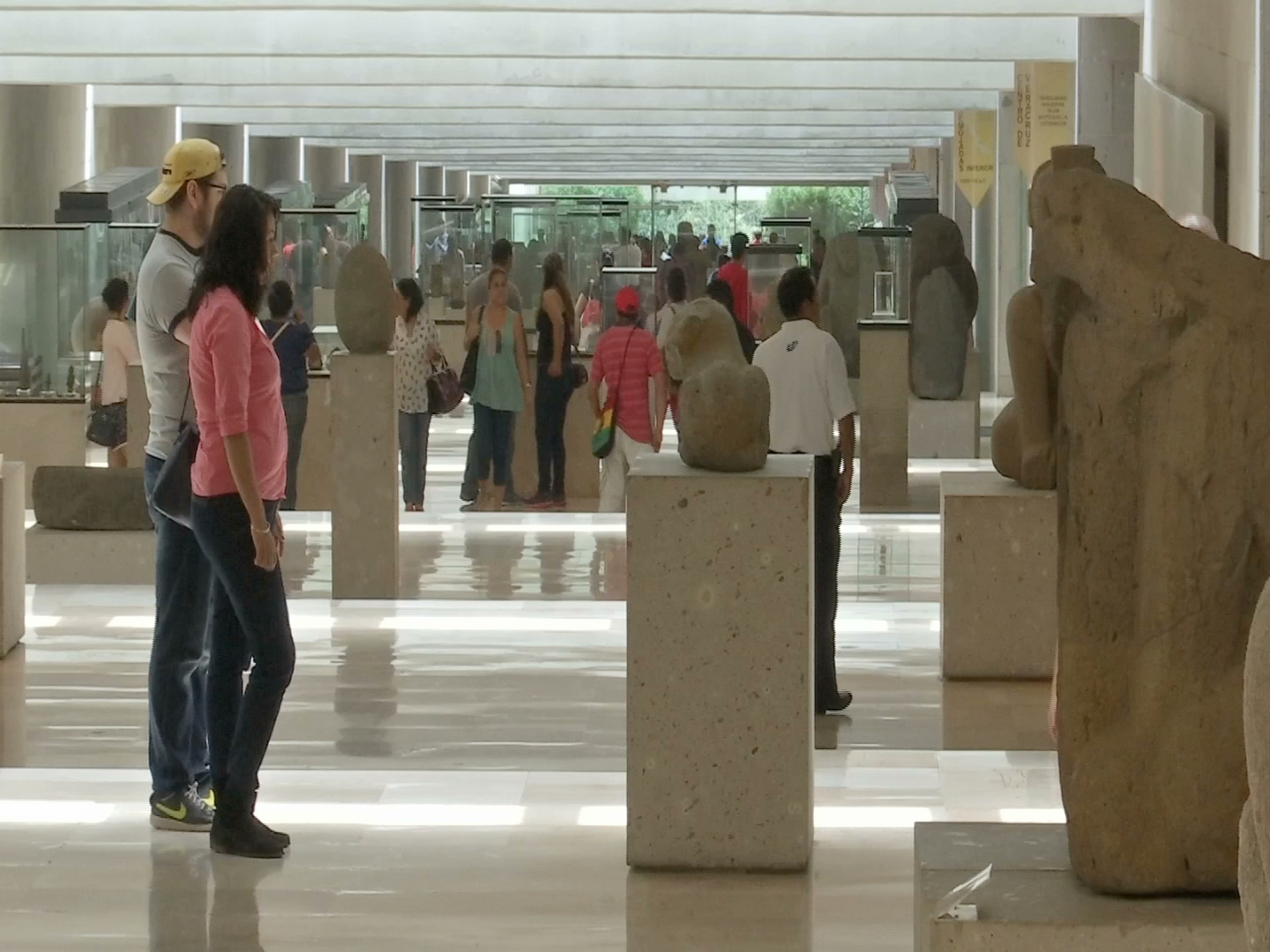 Familias disfrutaron recorridos gratuitos en el Museo de Antropología de Xalapa