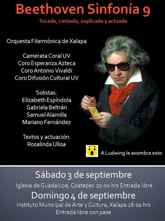 Con “La novena de Beethoven, tocada, cantada, explicada y actuada” concluirá el Festival de las Flores