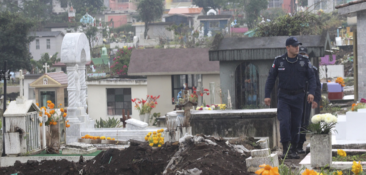 Alista Policía Estatal operativo por Día de Muertos