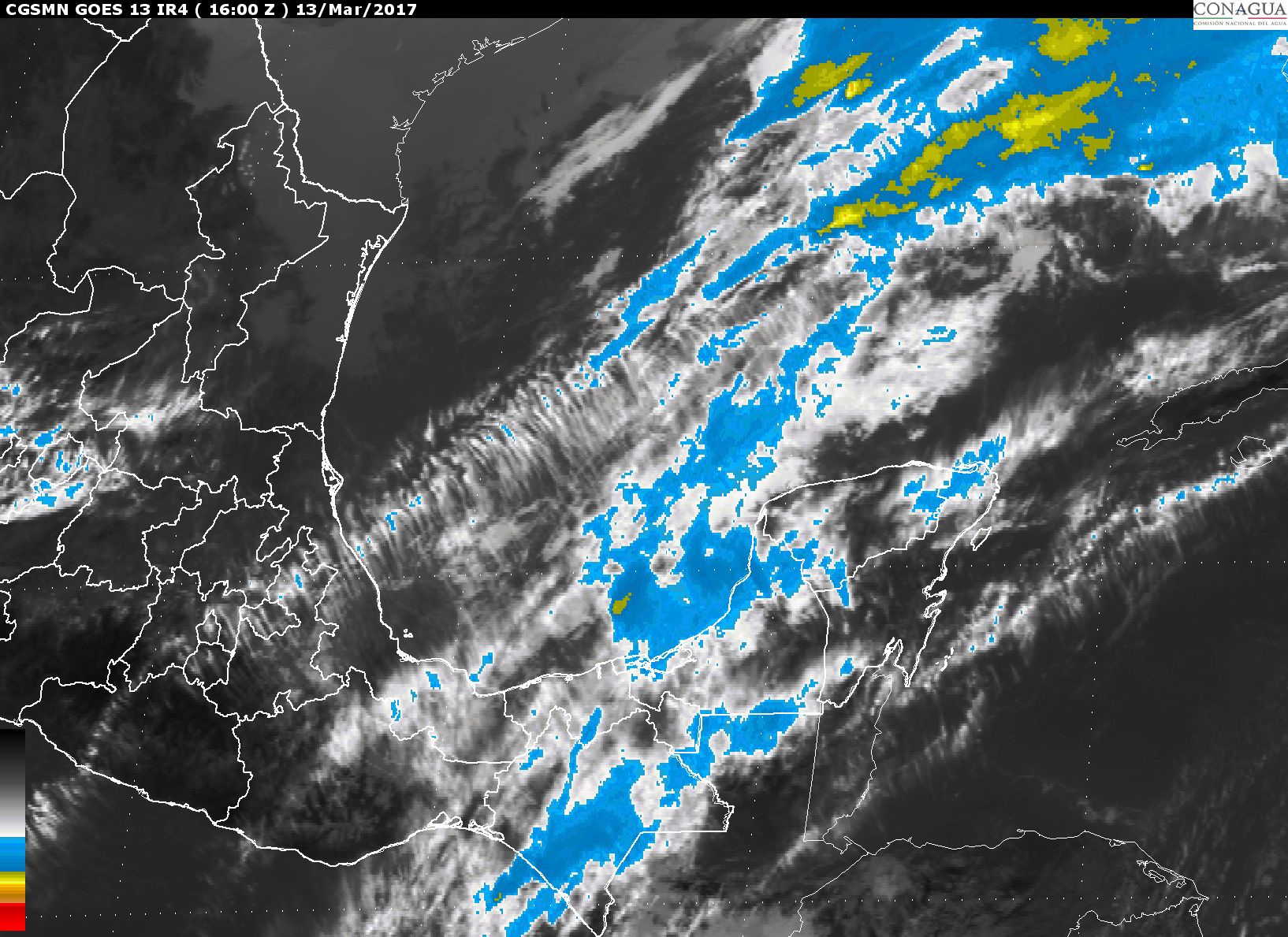 Este lunes prevalecerán lluvias dispersas en Veracruz