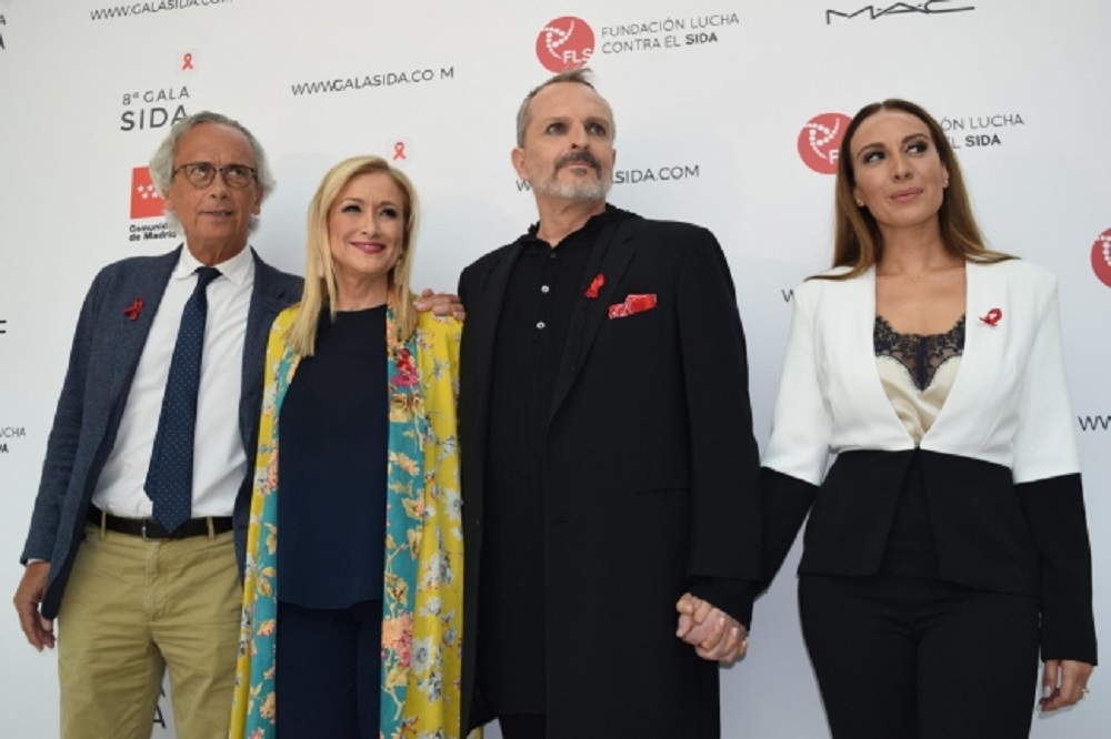 Miguel Bosé y Mónica Naranjo suman esfuerzos contra el Sida