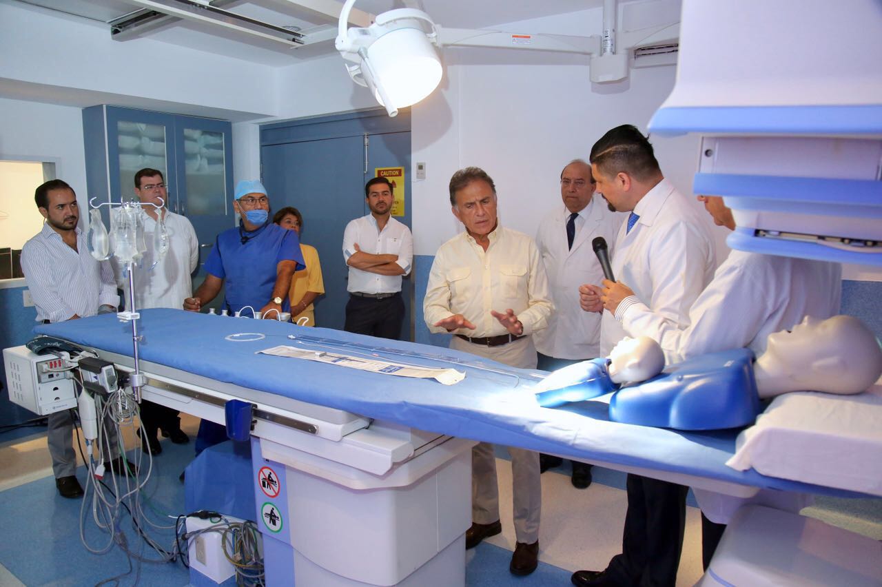 El gobernador Yunes inaugura unidad de hemodinamia en el Hospital de Alta Especialidad de Veracruz