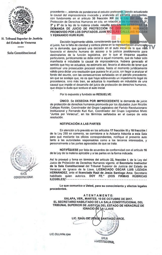 Desechan juicio contra permanencia de Sergio Hernández en la JUCOPO