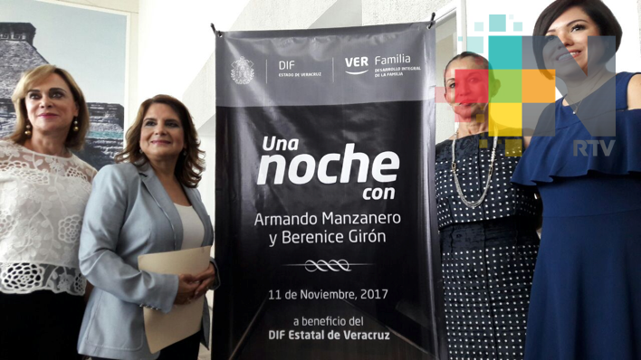 Invita DIF Estatal al concierto de Armando Manzanero en beneficio de las familias de la Sierra de Zongolica