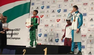 “Guerrero Azteca”, David Martínez, conquista plata en Mundial de Kickboxing