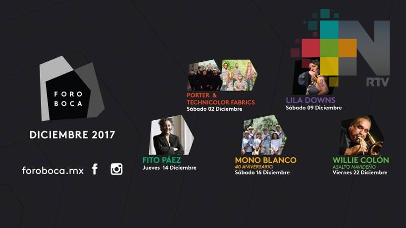 Fito Páez, Lila Downs y Willie Colón, en el Foro Boca