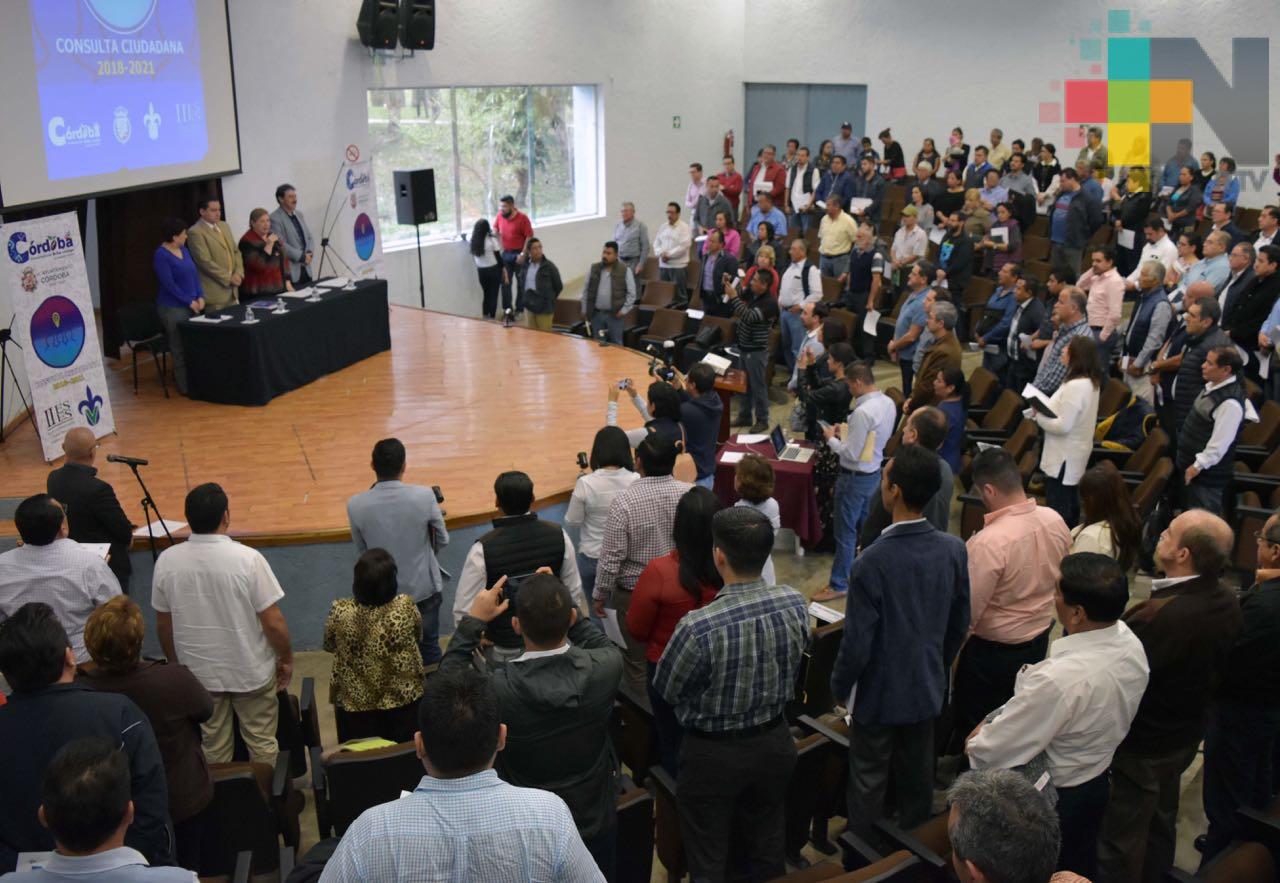 Inician Foros para Plan Municipal de Desarrollo en Córdoba