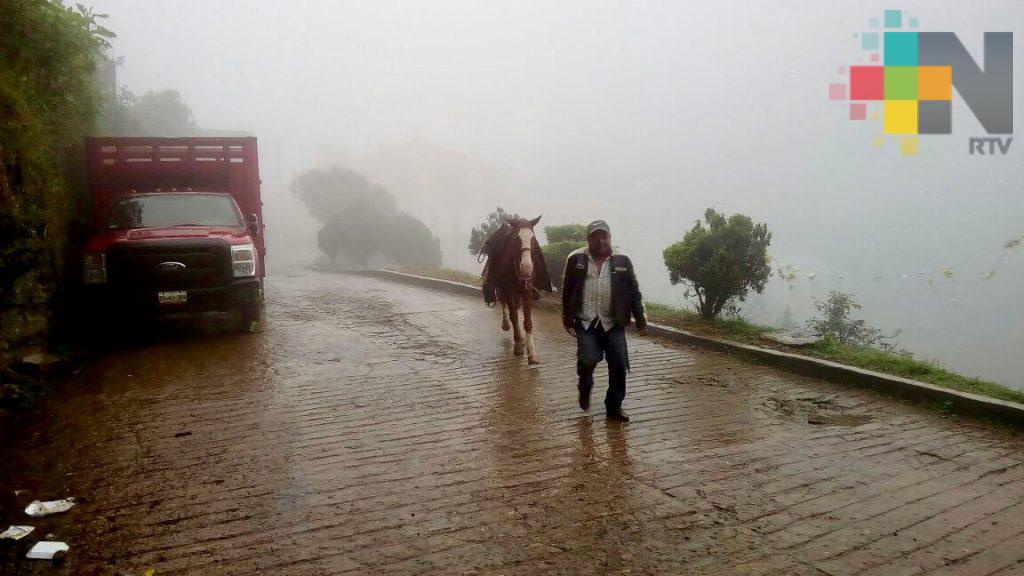 Lluvias dominarán en zona montañosa; no se descartan deslizamientos de cerros