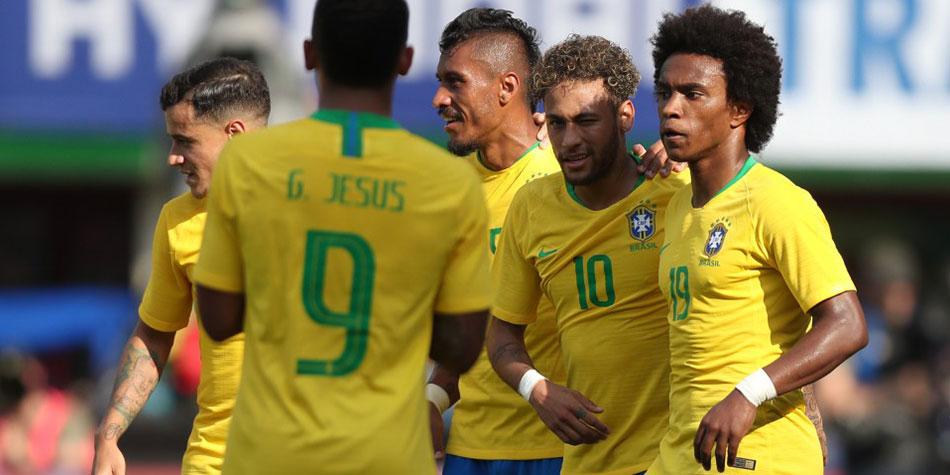 Brasil presenta una poderosa ofensiva ante Suiza, en debut mundialista