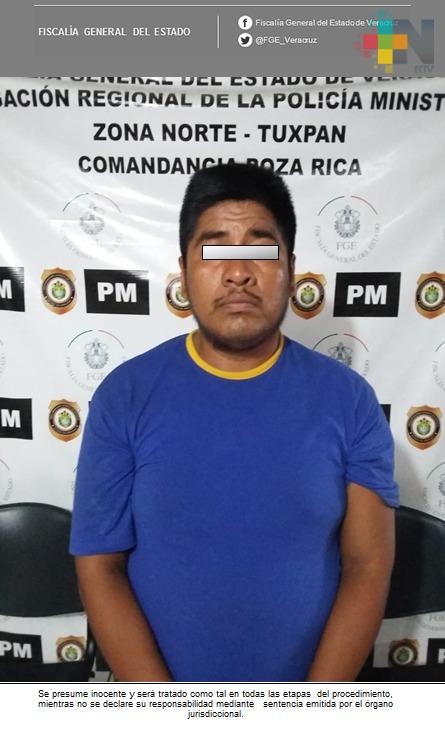 Esclarece Fiscalía Regional Tuxpan homicidio, un detenido