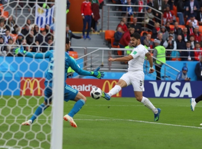 Uruguay insistió y vence por la mínima de 1-0 a un Egipto férreo