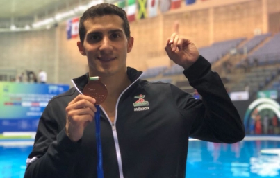 Pacheco y Ocampo dan bronce a México en Copa Mundial de Clavados