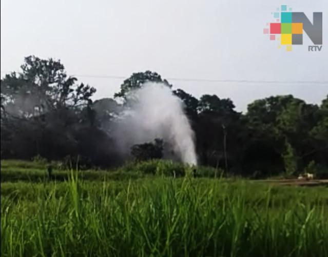 Se registró derrame de combustible en Texistepec
