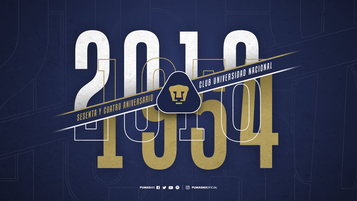 Pumas celebra 64 años de su primer partido a nivel profesional