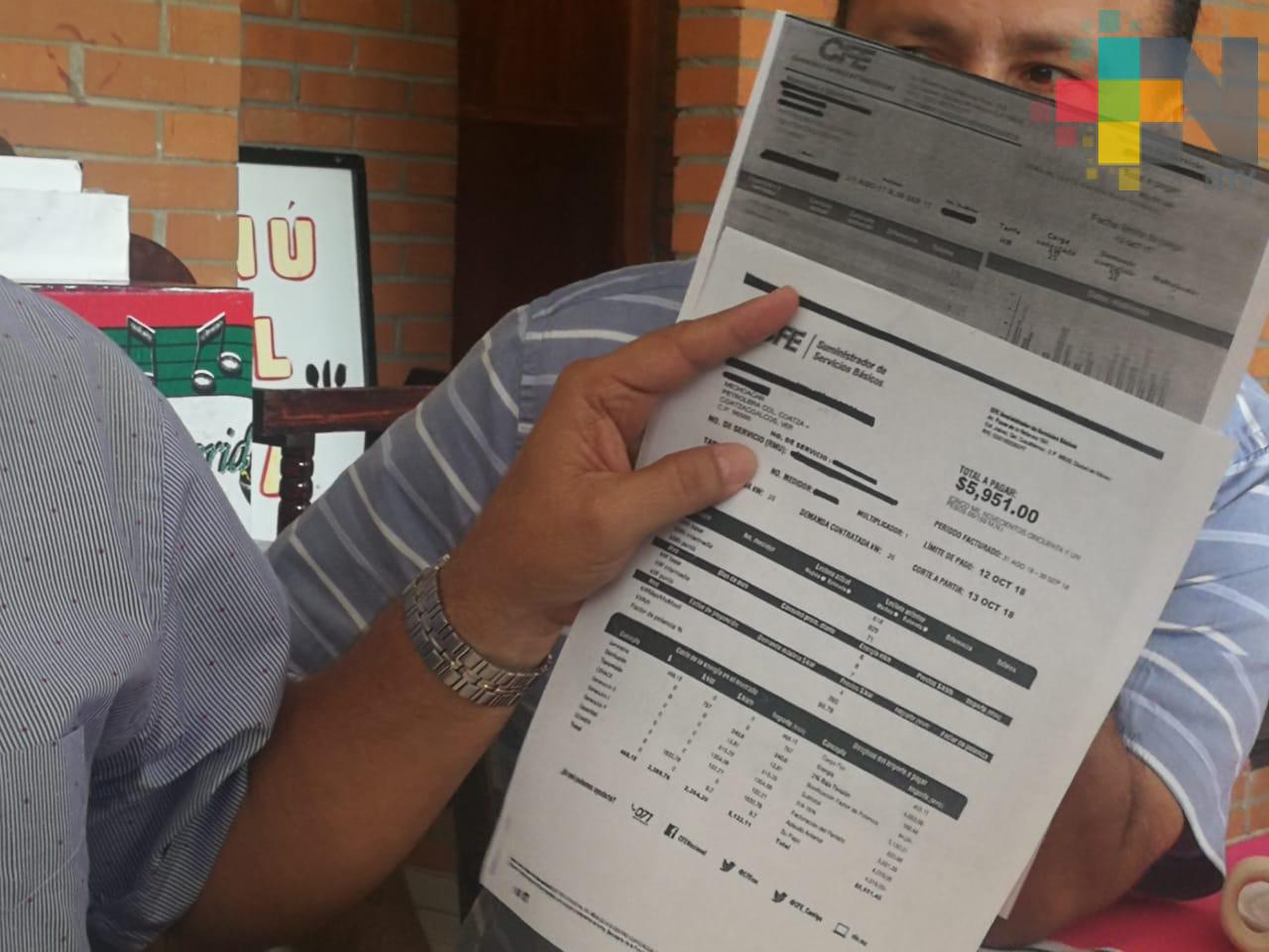 CCE de la zona sur denuncia aumento del 90% en cobros de energía eléctrica