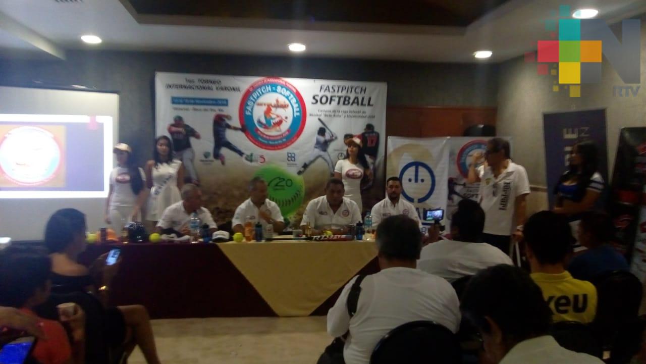 Veracruz sede del primer Torneo Internacional Varonil de Fastpitch Softball