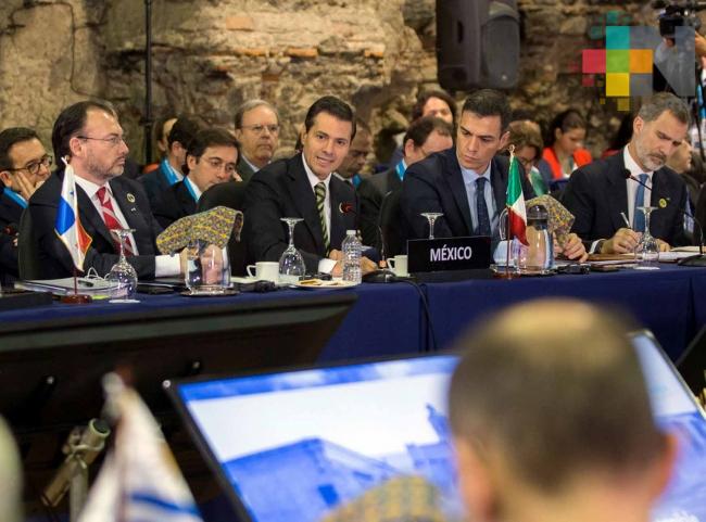 Migrantes deben acatar leyes de países que los acogen, afirma Peña Nieto