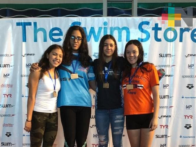 50 medallas para Veracruz en selectivo de Natación Curso Corto