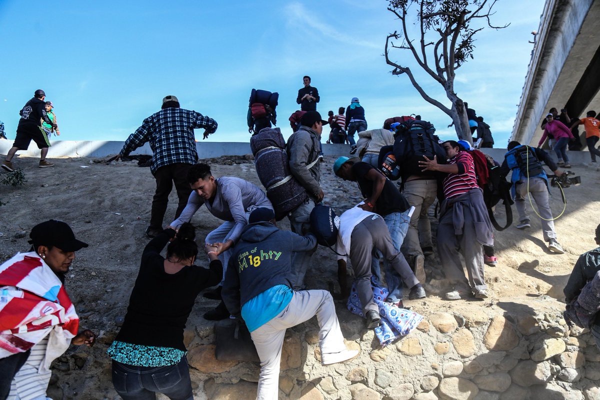 EUA arrestó a 42 migrantes centroamericanos tras incidente fronterizo