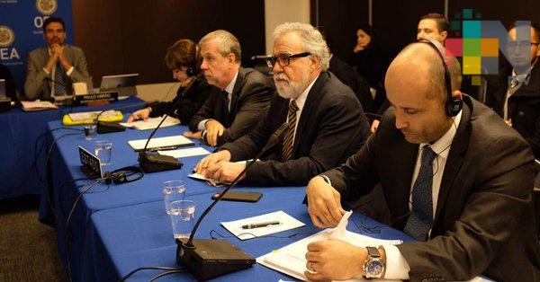 Refrenda México ante Sistema Interamericano de Derechos Humanos su compromiso por atender desapariciones forzadas