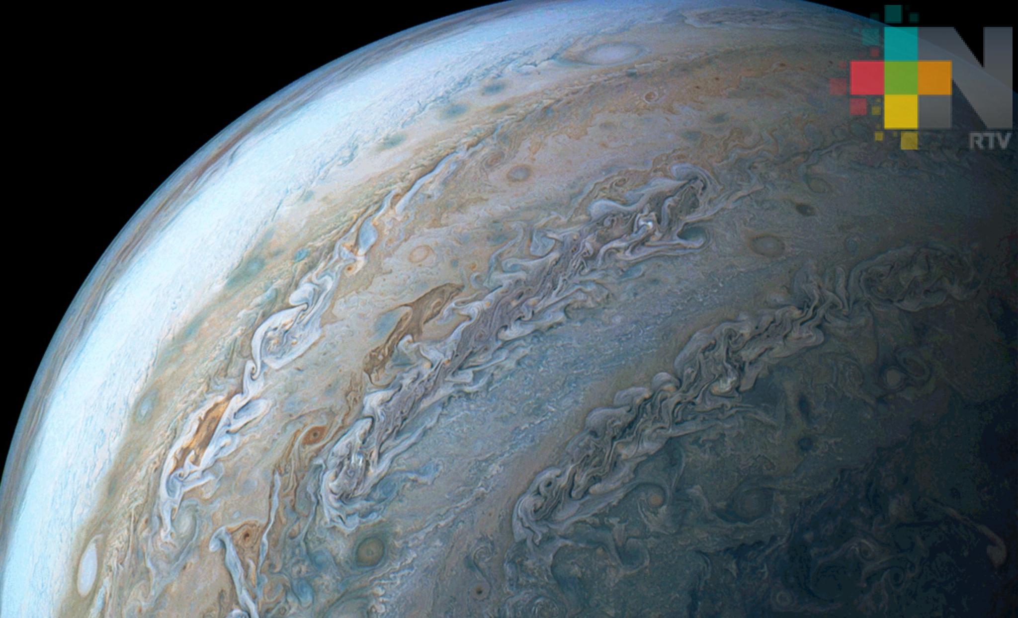 NASA muestra “delfín” nadando en Júpiter