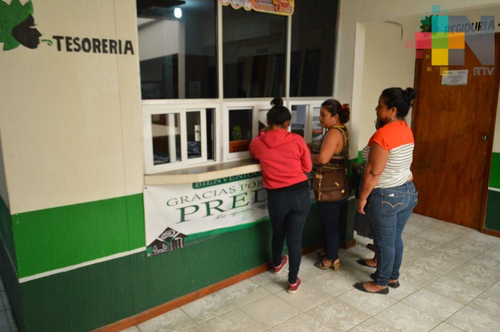 Descuentos por pago a tiempo del impuesto predial en Tamiahua