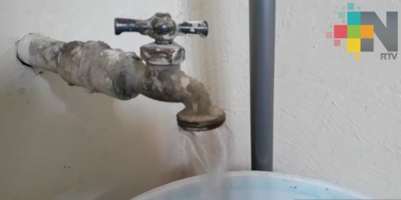 Anuncian corte de agua en Tuxpan