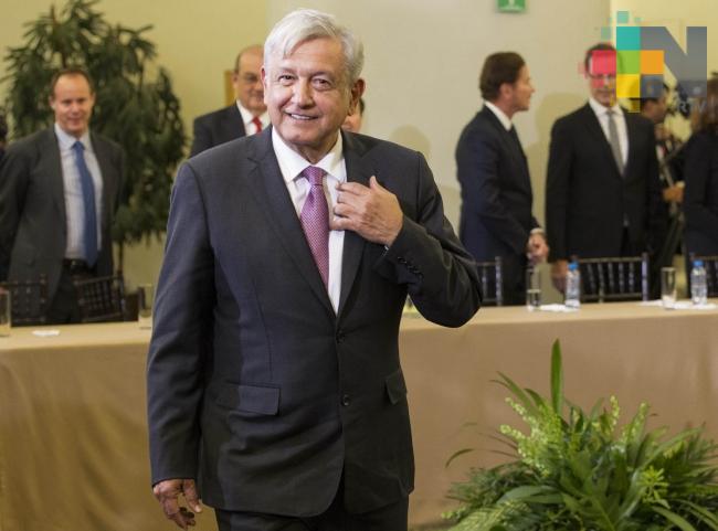 López Obrador garantiza a empresarios actitud conciliadora del gobierno