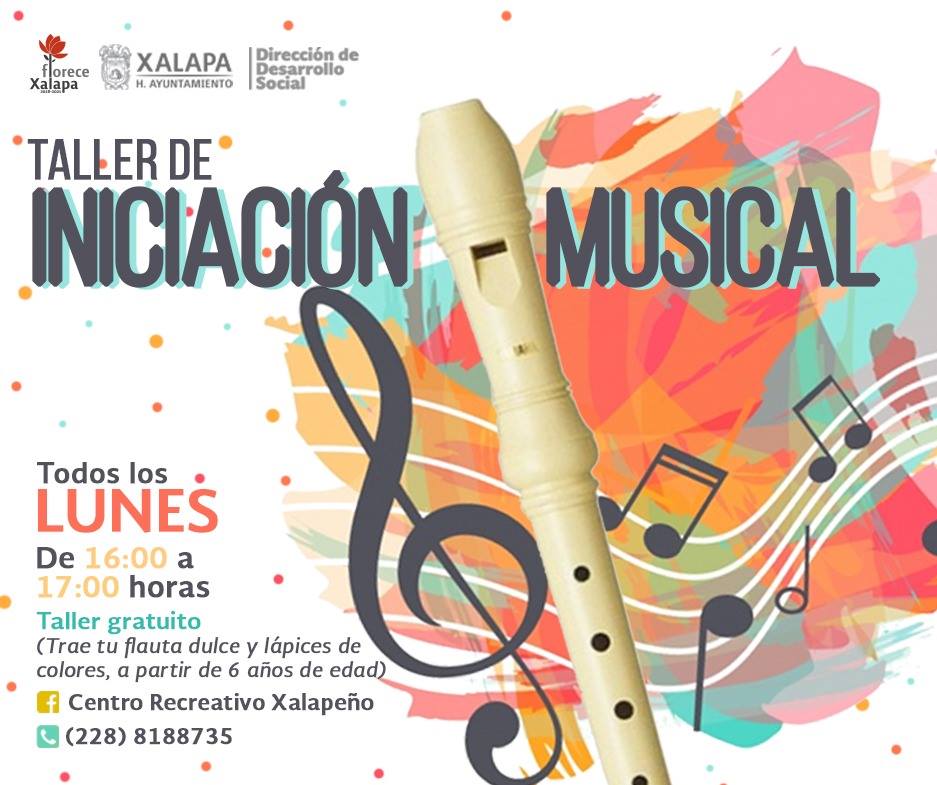 Invitan a Taller de Iniciación Musical en Xalapa