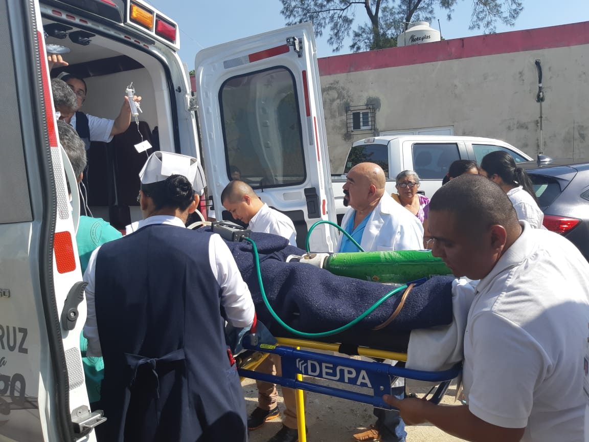Trasladan a hospital de Veracruz a víctima de intento de homicidio