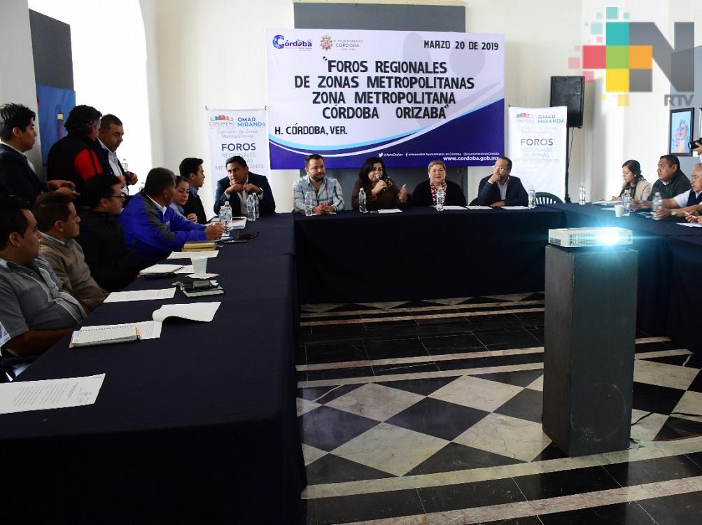 En Córdoba realizan Foro Regional de Zonas Metropolitanas