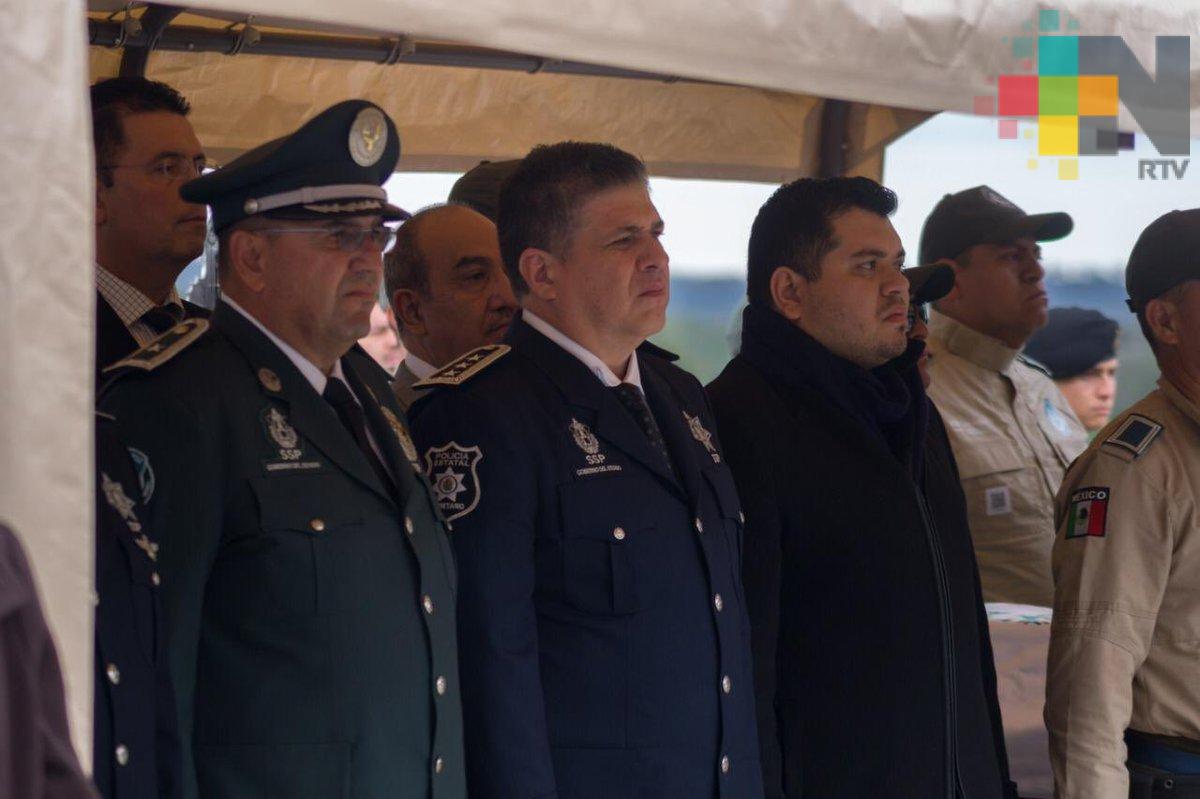 SSP reconoce valor y entrega de los policías estatales para preservar la seguridad