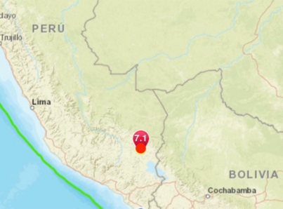 Terremoto de 7.0 sacude el sur de Perú