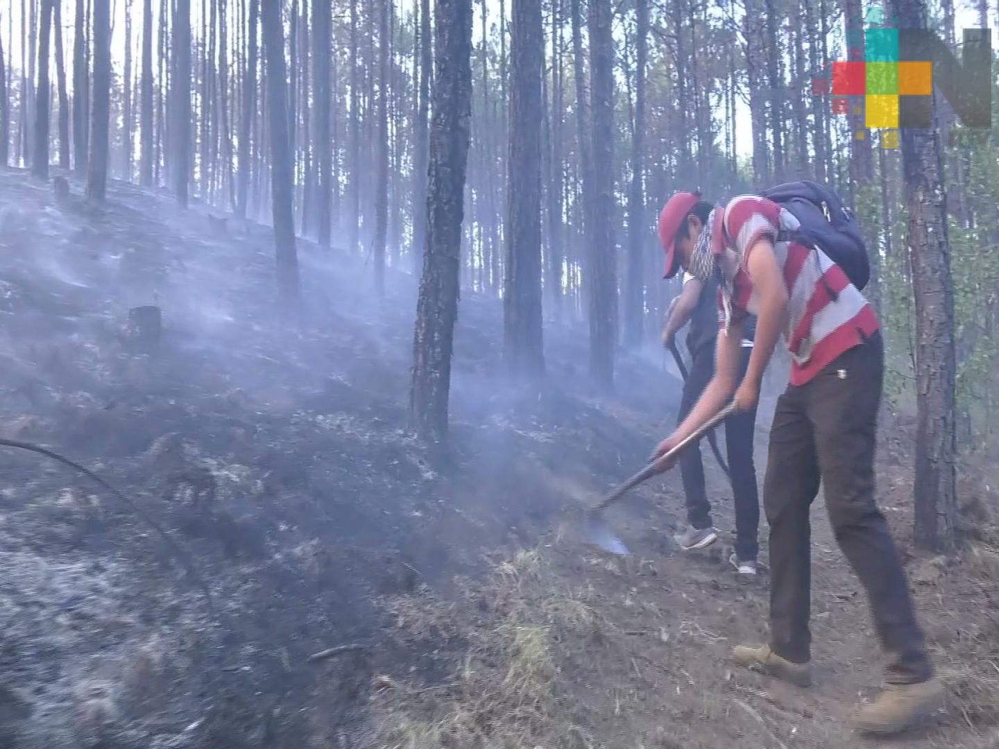 Combatientes del incendio en Las Vigas, dispuestos a enfrentar otro siniestro