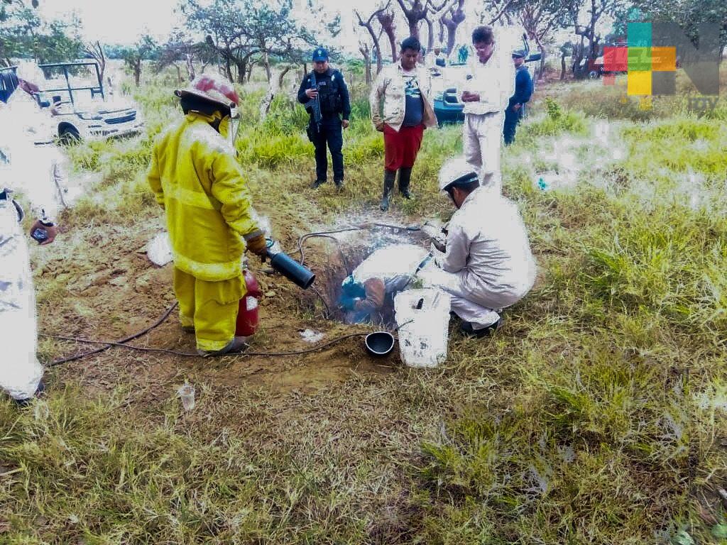 Asegura SSP toma clandestina de hidrocarburo, en Soconusco