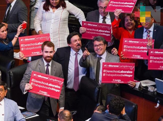 Senado avala seguridad social para trabajadoras del hogar
