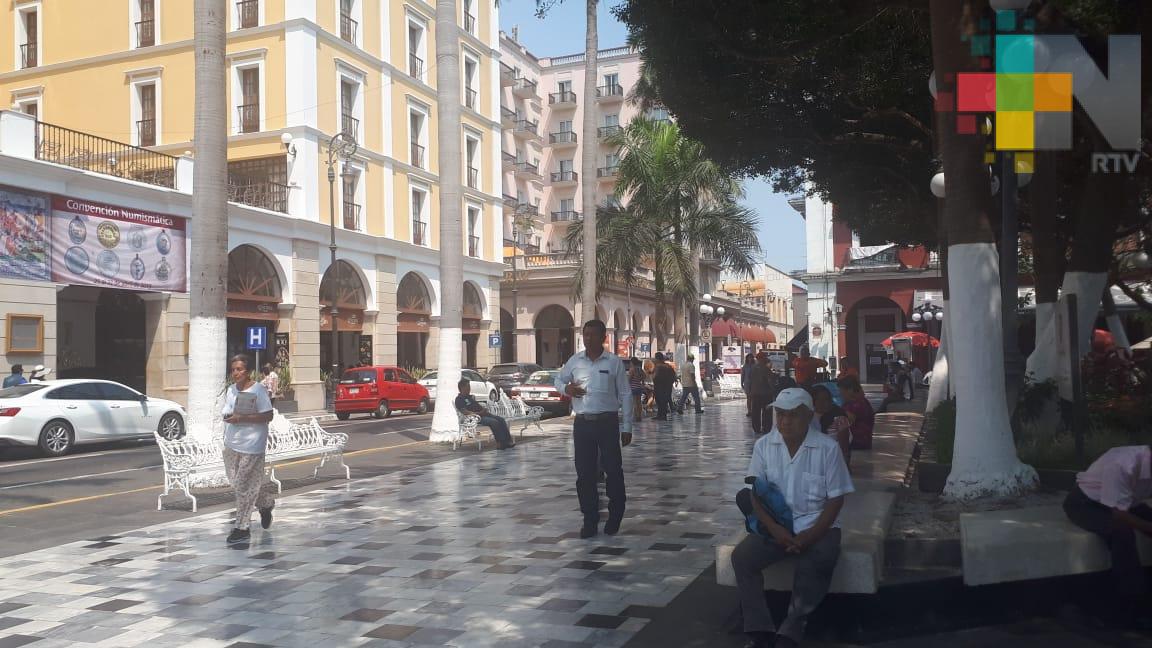 Sensación térmica de 38 grados por surada en Veracruz
