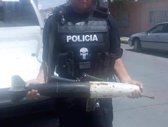 Lleva señora un misil en el canje de armas en Ciudad Juárez